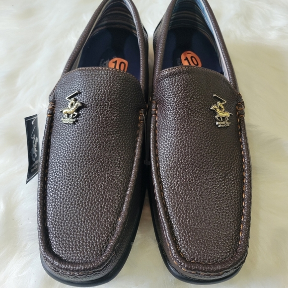 U.S. Polo Assn. Men's Brown Loafers - Picture 1 of 9